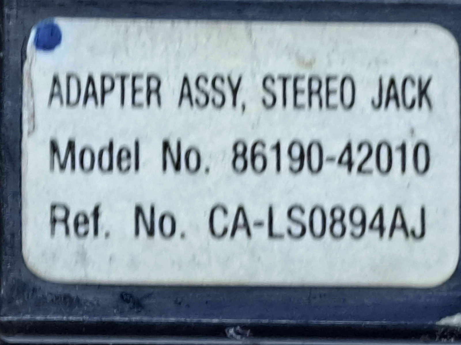 Conector auxiliar USB Toyota Rav 4 III (ACA3, ACE, ALA3, GSA3, ZSA3) [Fabr 2005-2013] Facelift 86190-42010 - imagine 4