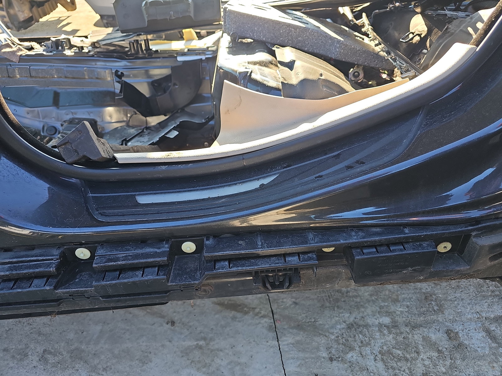 Ornament prag stanga spate Bmw 5 (F10) [Fabr 2011-2016] OEM - imagine 2