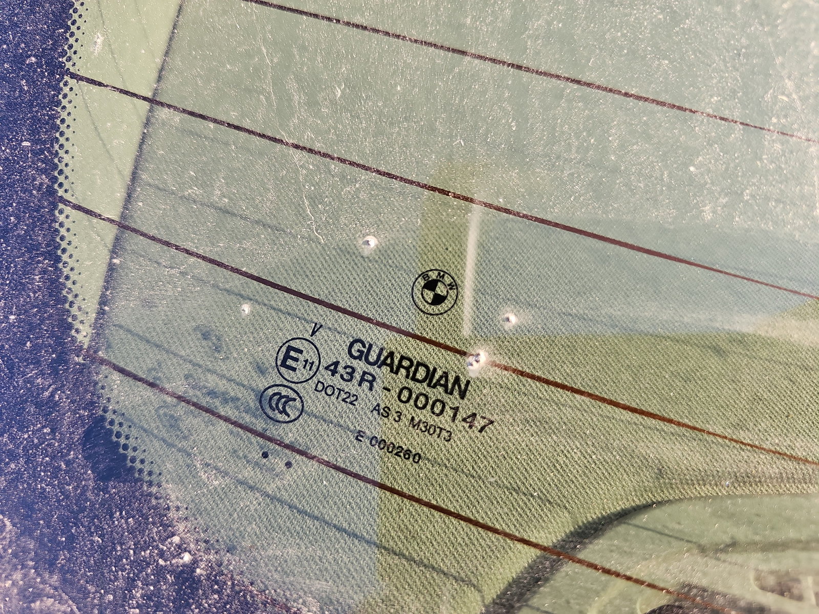 Luneta Bmw 5 (F10) [Fabr 2011-2016] OEM - imagine 4