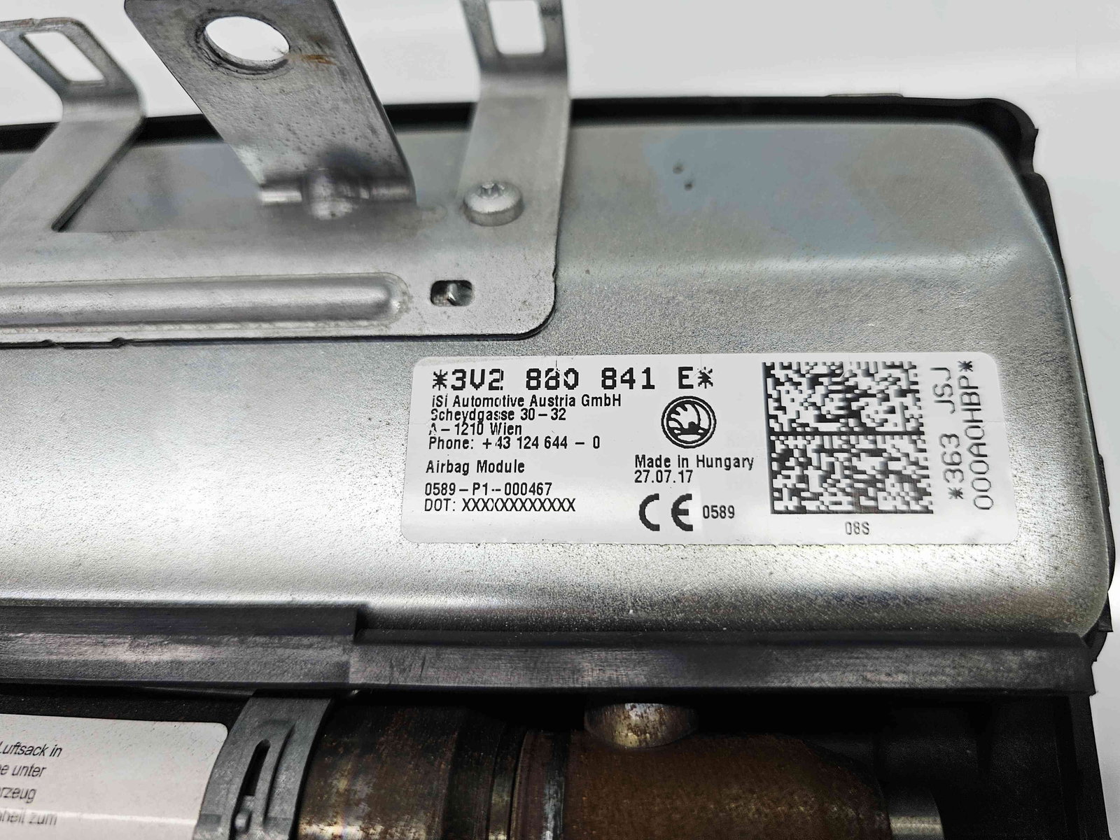 Airbag genunchi Skoda Superb III (3V3) [Fabr 2015-prezent] 3V2880841E - imagine 4