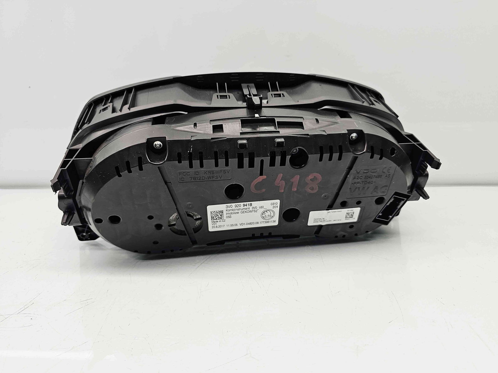 Ceas bord Skoda Superb III (3V3) [Fabr 2015-prezent] 3V0920941B - imagine 4