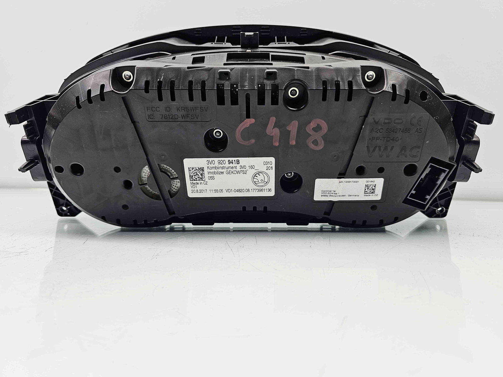 Ceas bord Skoda Superb III (3V3) [Fabr 2015-prezent] 3V0920941B - imagine 5