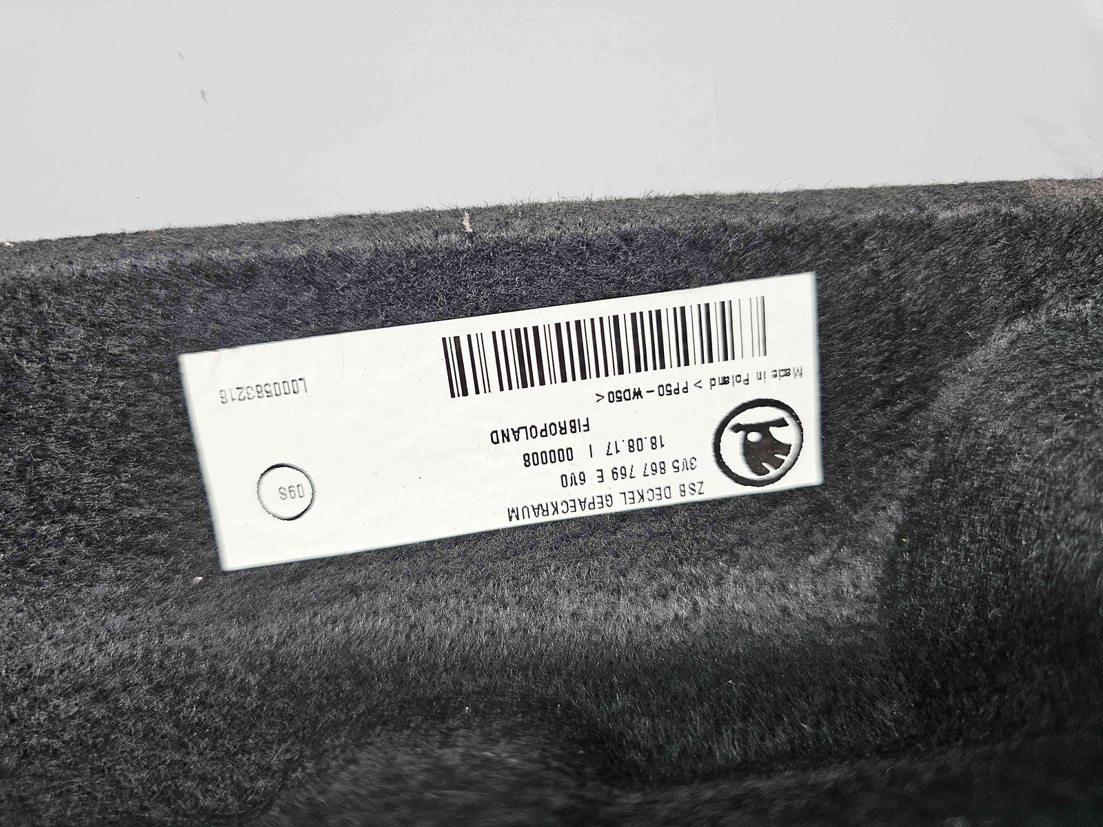 Polita portbagaj Skoda Superb III (3V3) [Fabr 2015-prezent] 3V5867769E - imagine 4