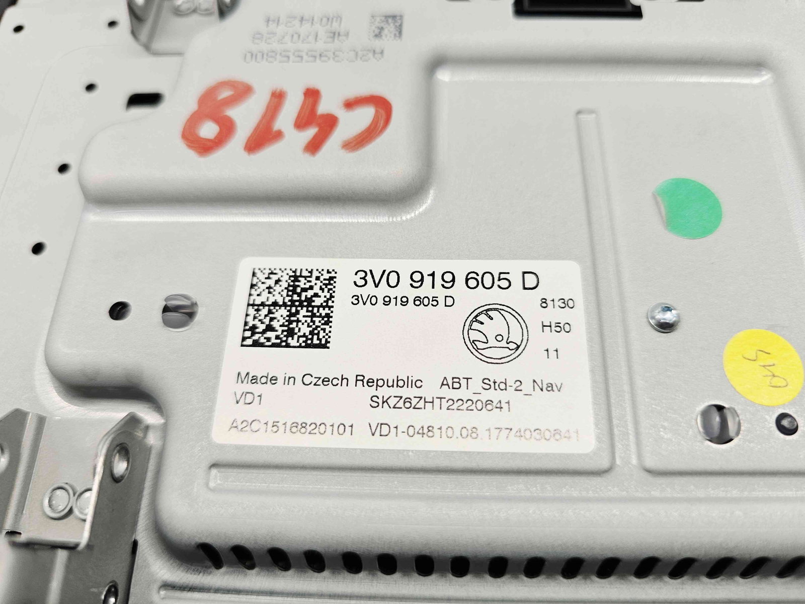 Unitate navigatie Skoda Superb III (3V3) [Fabr 2015-prezent] 3V0919605D - imagine 5