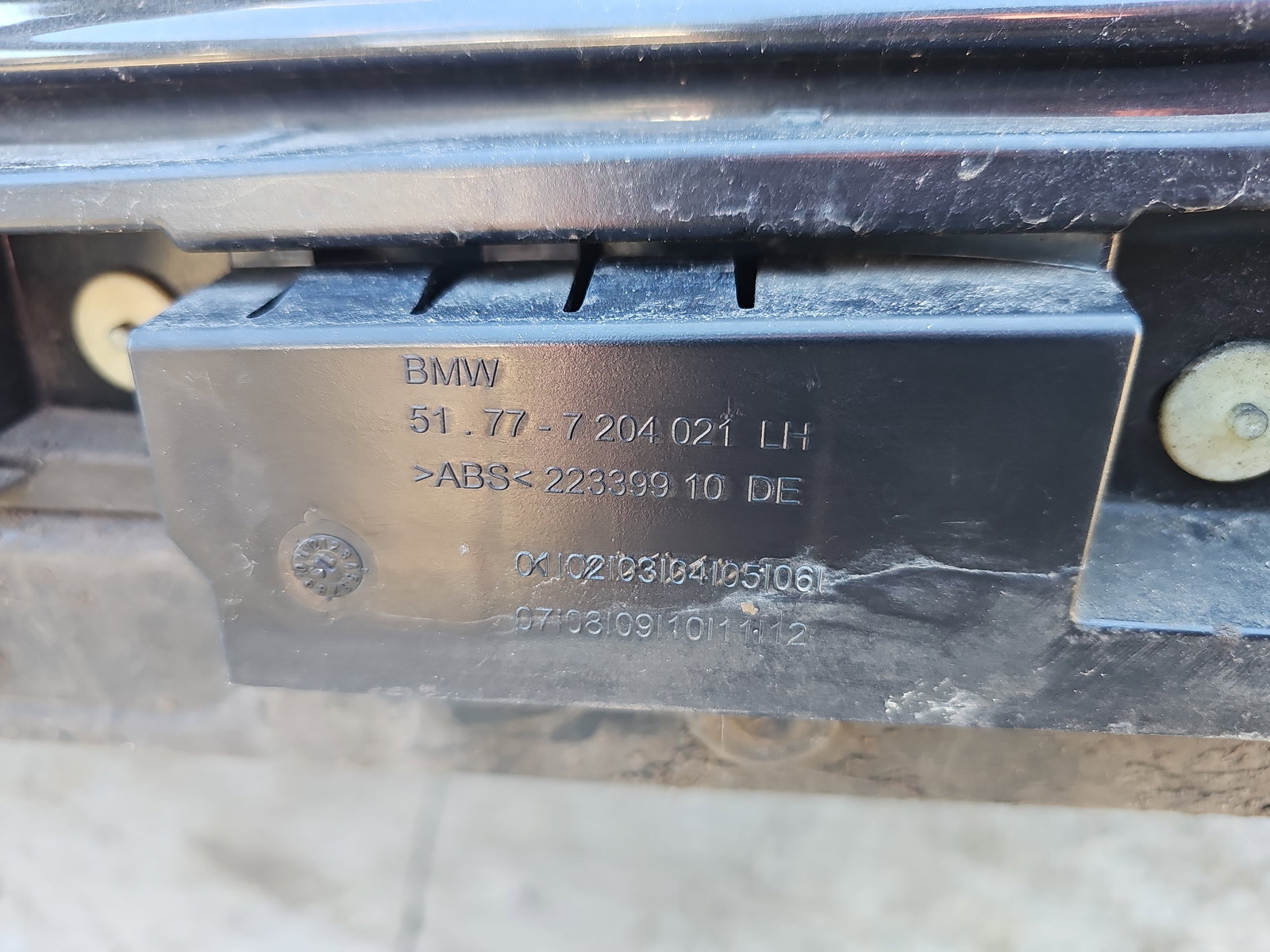 Suport prag stanga Bmw 5 (F10) [Fabr 2011-2016] 7204021 - imagine 4