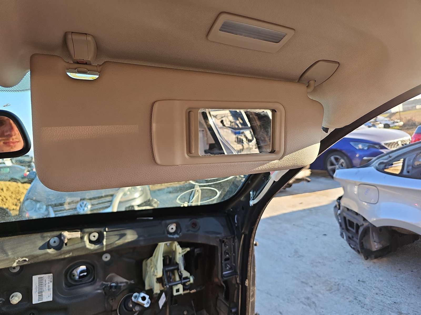 Parasolar dreapta Bmw 5 (F10) [Fabr 2011-2016] OEM - imagine 2