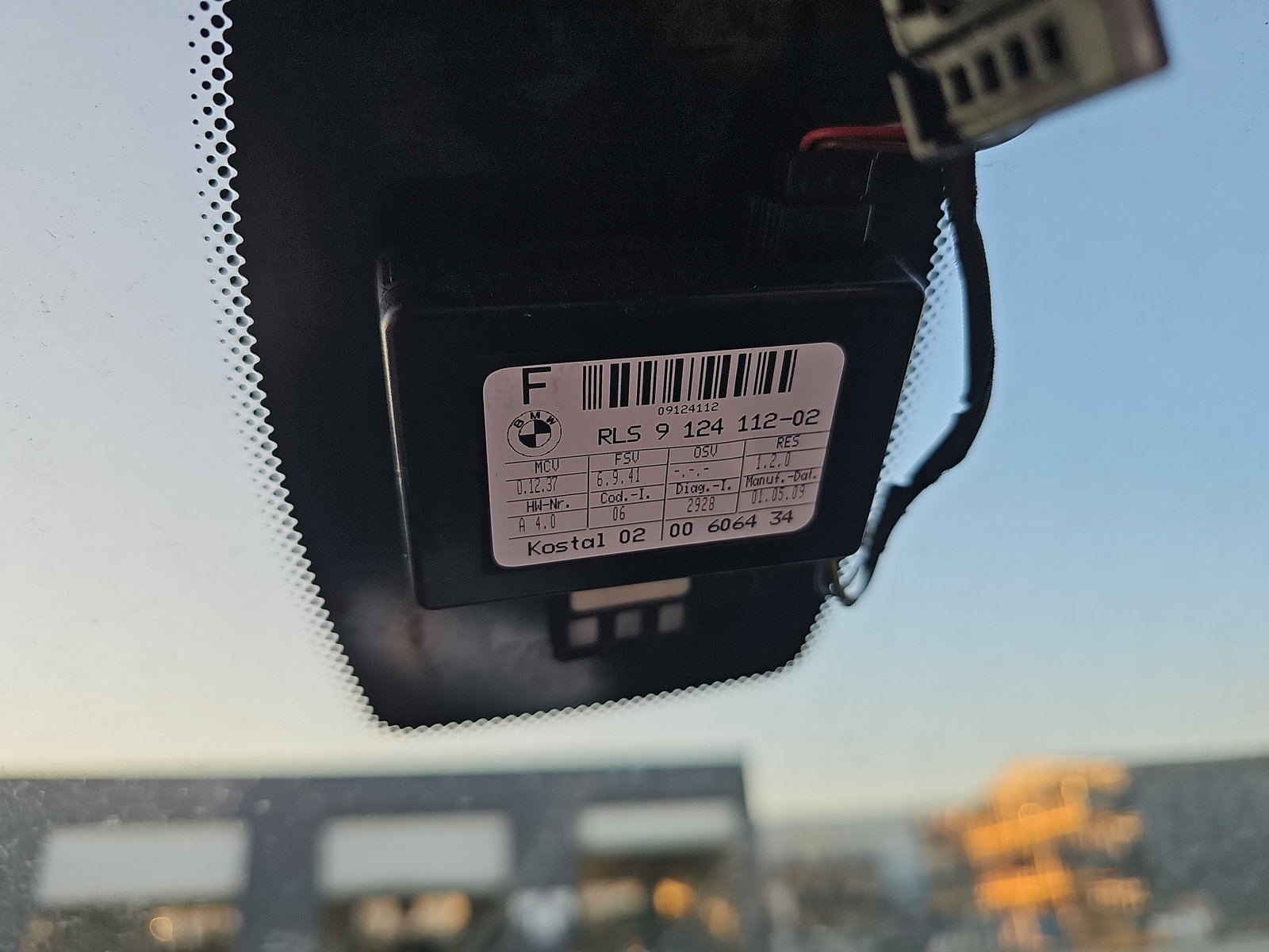 Senzor ploaie Bmw 1 cabriolet (E88) [Fabr 2008-2013] 9124112 - imagine 3