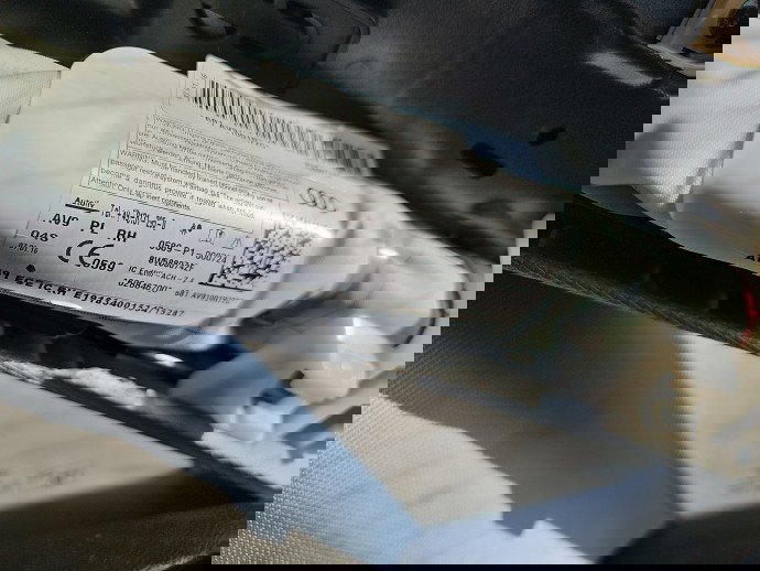  Airbag cortina dreapta AUDI A4 (8W2, B9) [Fabr 2015-2023] 8W5880742F