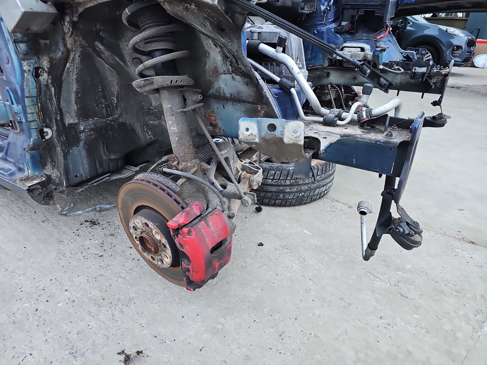 Lonjeron dreapta Volkswagen Golf 6 (5K1) GTI [Fabr 2009-2013] OEM - imagine 2