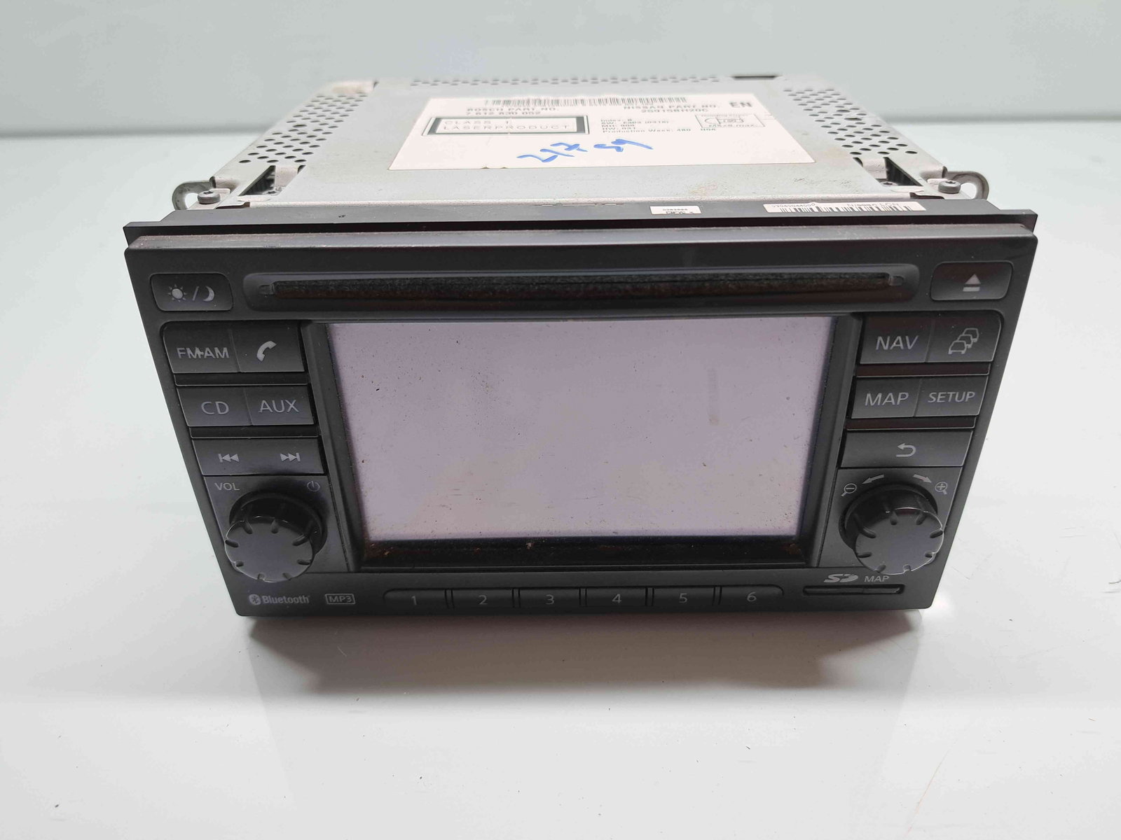 Radio CD cu navigatie Nissan Qashqai [Fabr 2007-2014] 25915BH20C - imagine 1