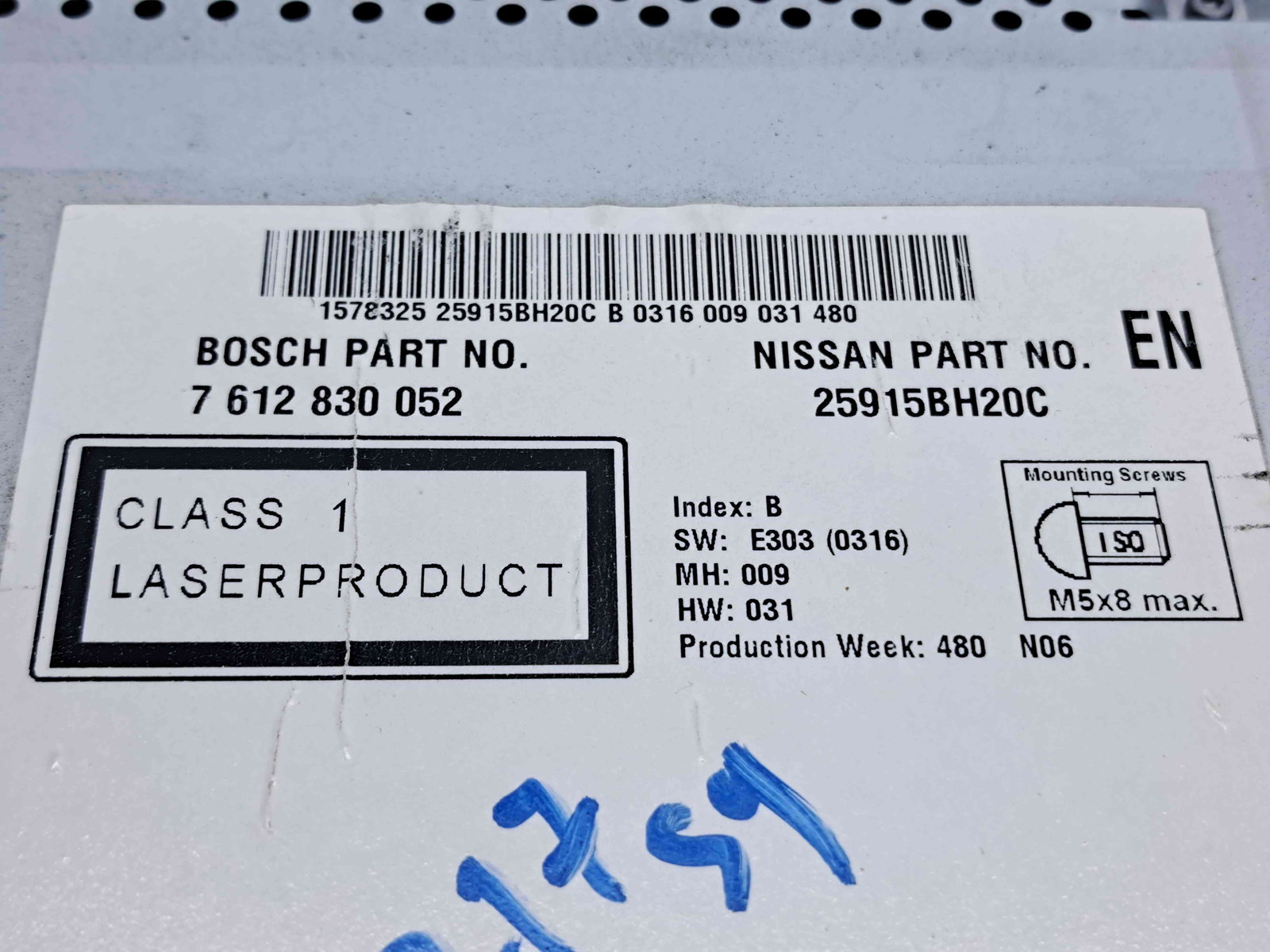 Radio CD cu navigatie Nissan Qashqai [Fabr 2007-2014] 25915BH20C - imagine 5