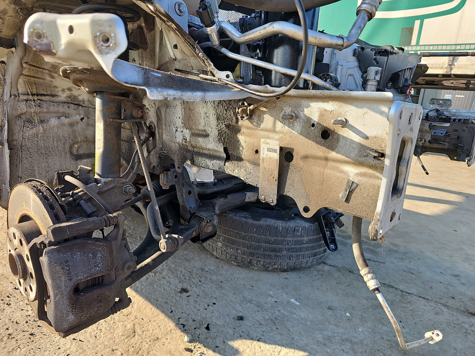 Lonjeron dreapta Skoda Superb III (3V3) [Fabr 2015-prezent] OEM - imagine 3