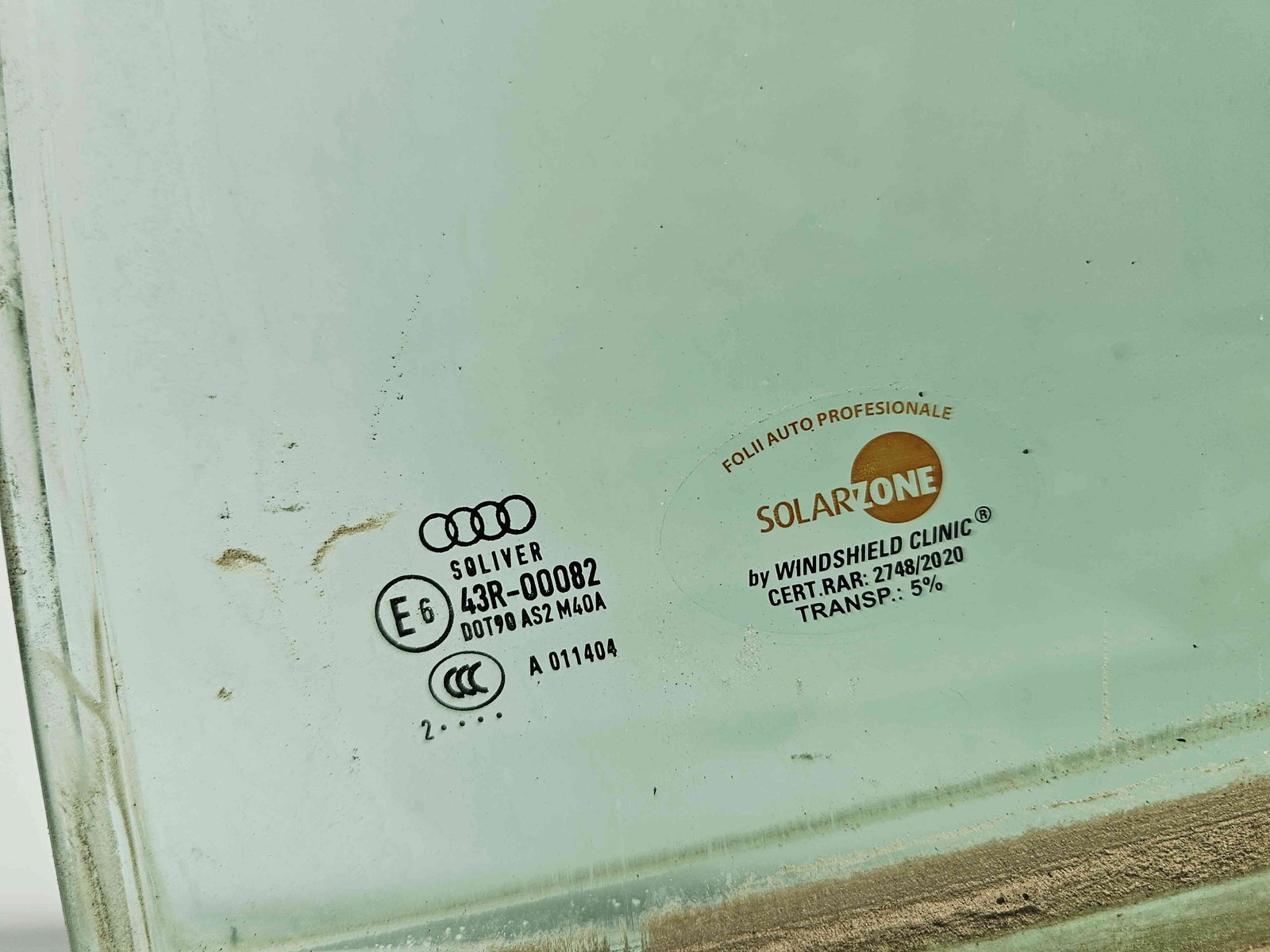 Geam usa stanga spate Audi A4 (8K5, B8) Avant [Fabr 2008-2015] OEM - imagine 2