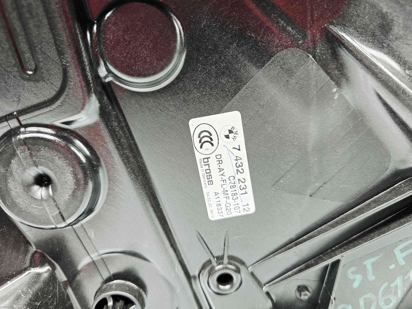 Macara electrica geam stanga fata Bmw 3 Saloon (G20) [Fabr 2018-2025] 7432231 - imagine 3