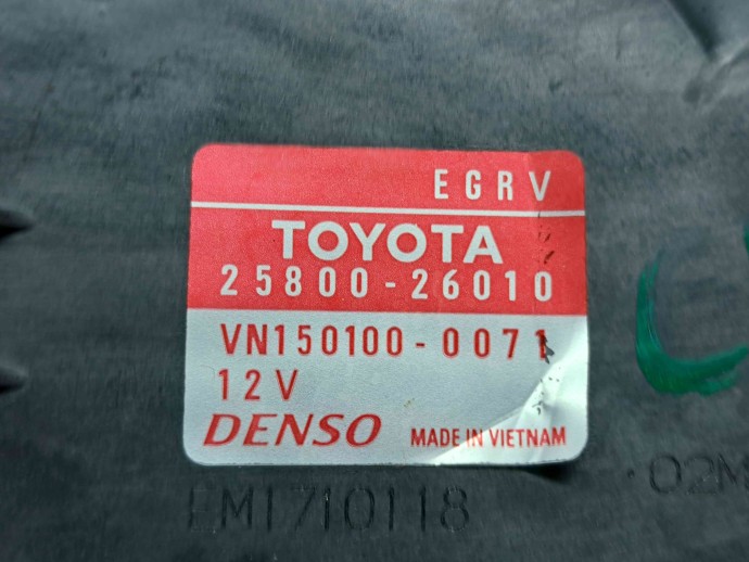 Supapa EGR Toyota Rav 4 III (ACA3, ACE, ALA3, GSA3, ZSA3) [Fabr 2005-2013] Facelift 25800-26010 2.2 2AD-FTV 110KW / 150CP