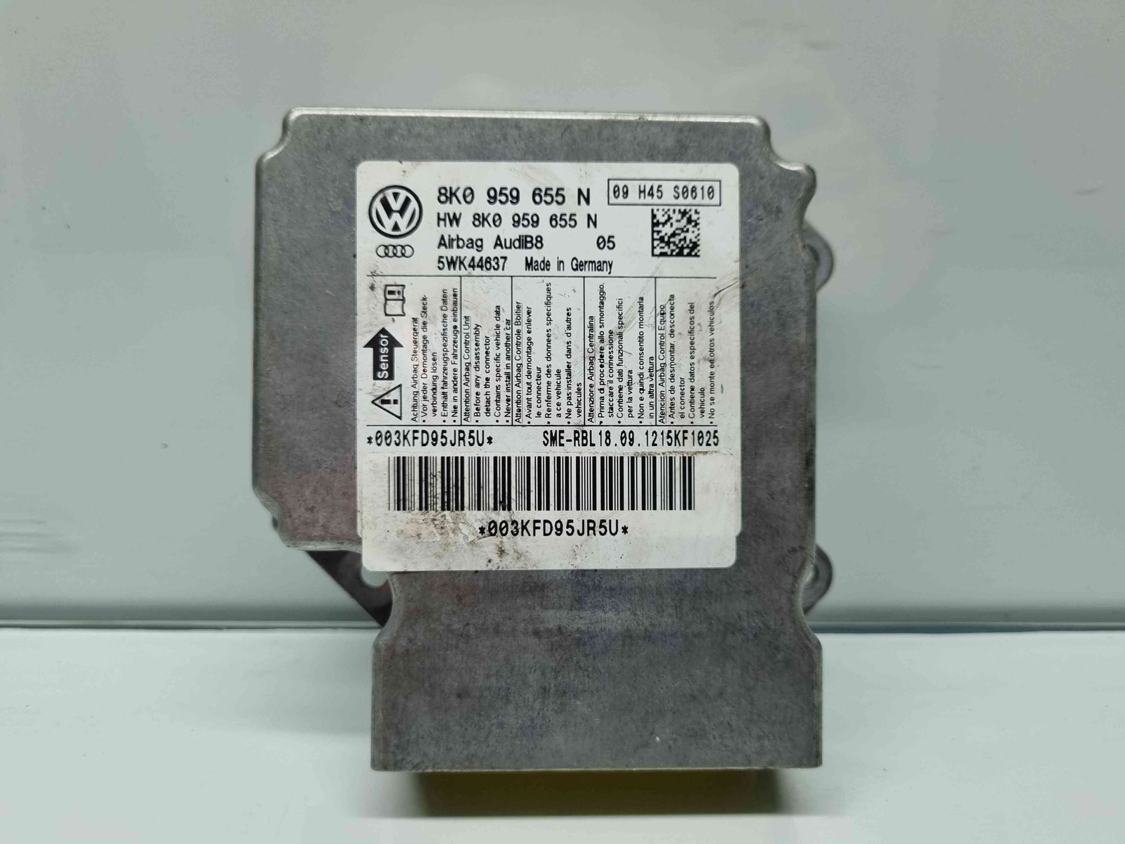 Calculator airbag Audi A4 (8K5, B8) Avant [Fabr 2008-2015] 8K0959655N 2.0 TDI CJCA 105KW / 143CP - imagine 1