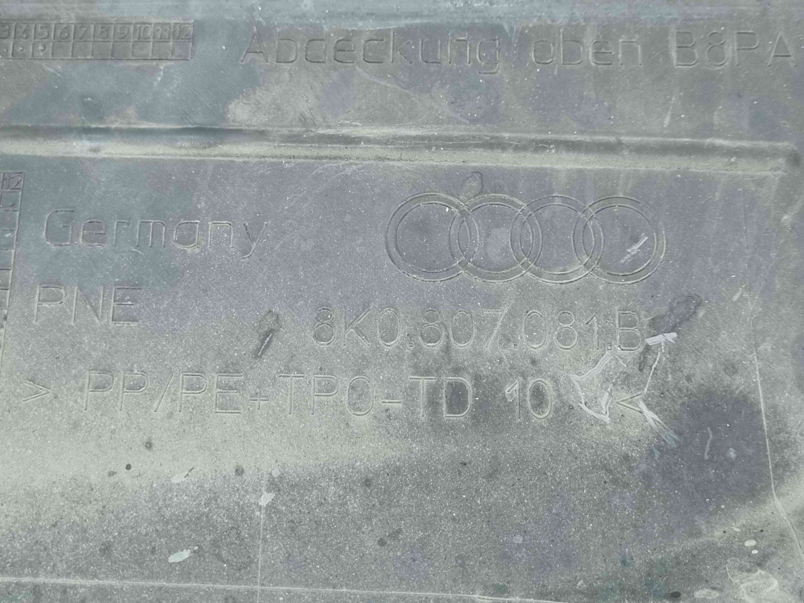 Capac trager Audi A4 (8K5, B8) Avant [Fabr 2008-2015] 8K0807081B - imagine 5