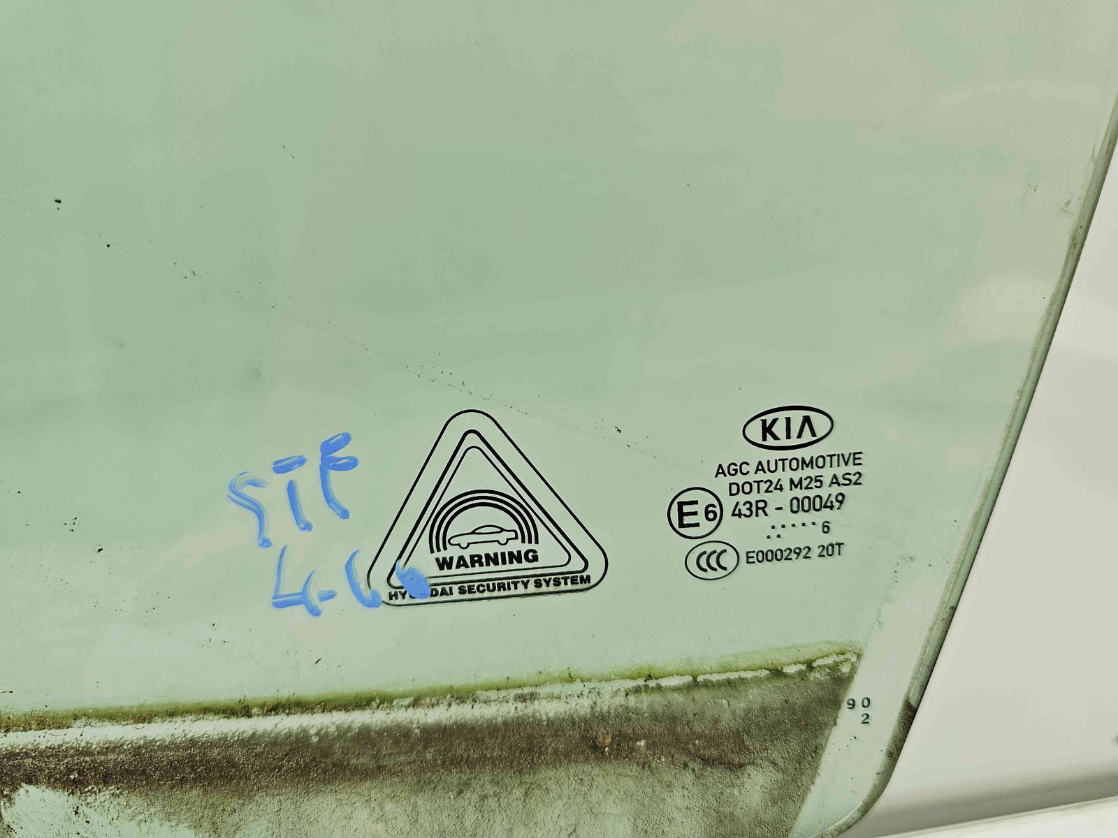 Geam usa stanga fata Kia Sportage IV [Fabr 2016-2025] OEM - imagine 2