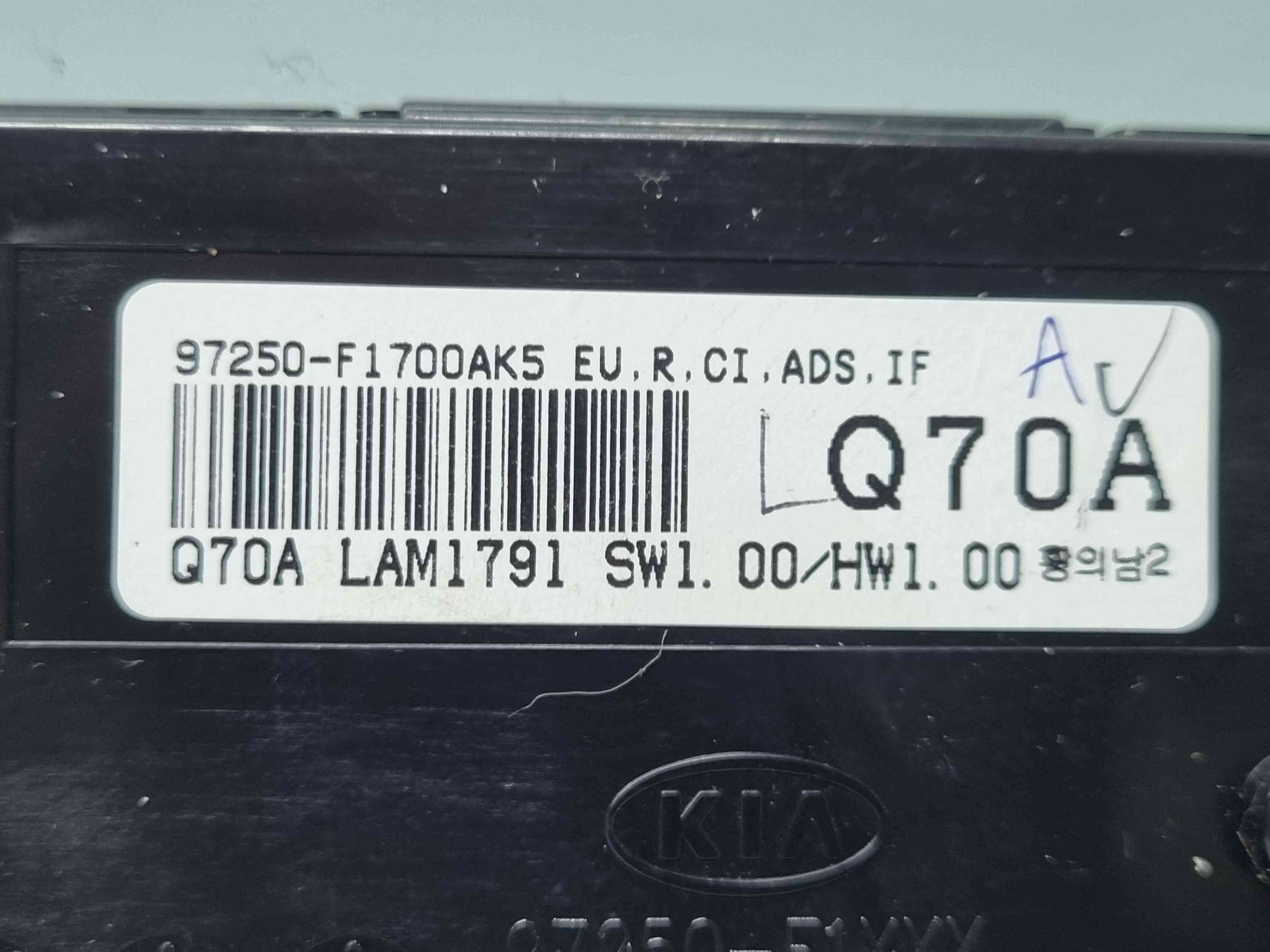 Panou comanda clima Kia Sportage IV [Fabr 2016-2025] 97250-F1700AK5 - imagine 8