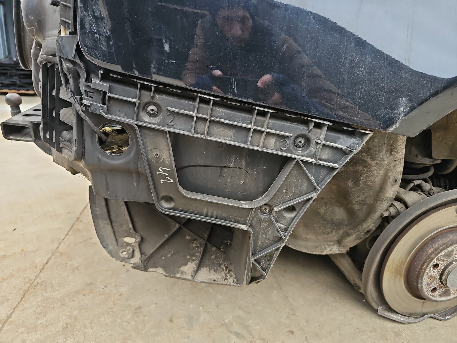 Suport bara dreapta spate AUDI A4 (8K5, B8) Avant [Fabr 2008-2015] 8K9807454B - imagine 1