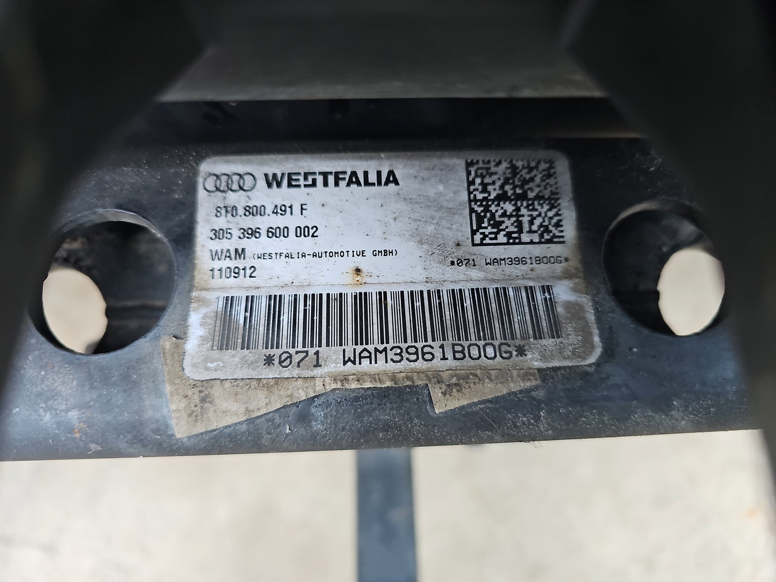 Carlig remorcare AUDI A4 (8K5, B8) Avant [Fabr 2008-2015] 8T0.800.491F - imagine 4