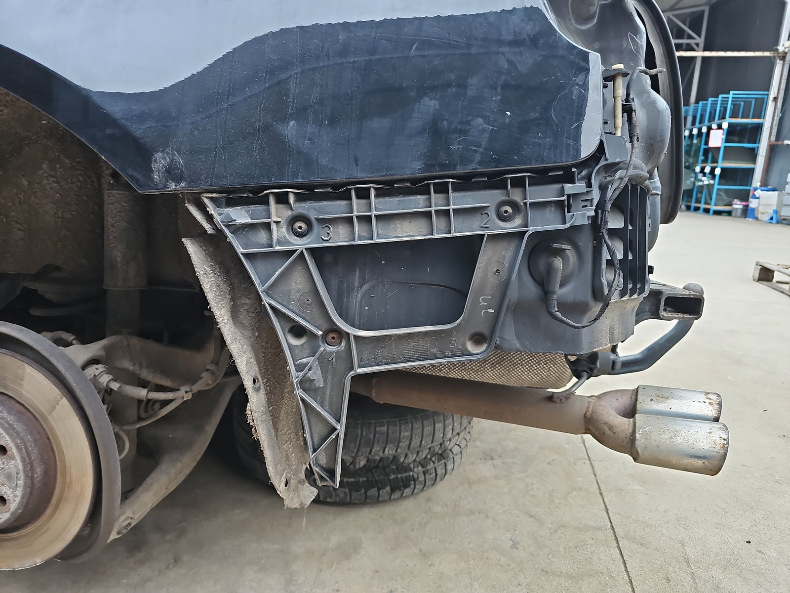 Suport bara stanga spate AUDI A4 (8K5, B8) Avant [Fabr 2008-2015] 8K9807453B - imagine 1