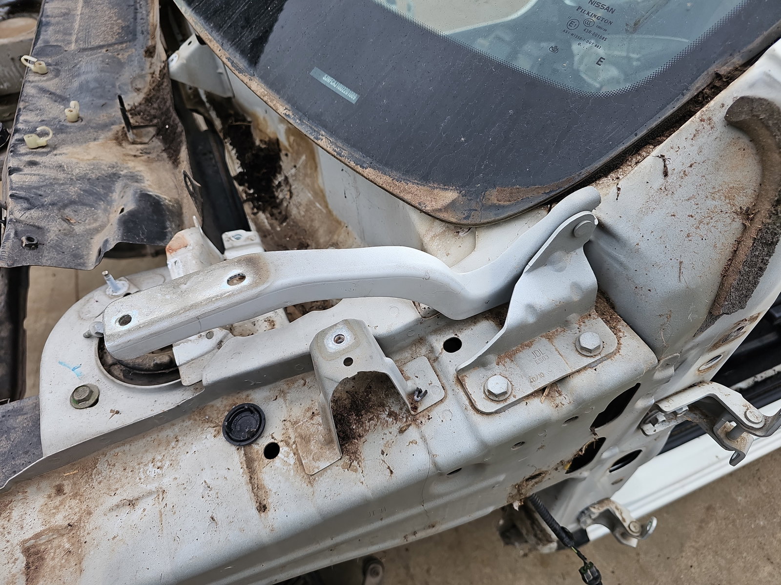 Set balamale capota Nissan Qashqai [Fabr 2007-2014] OEM - imagine 2