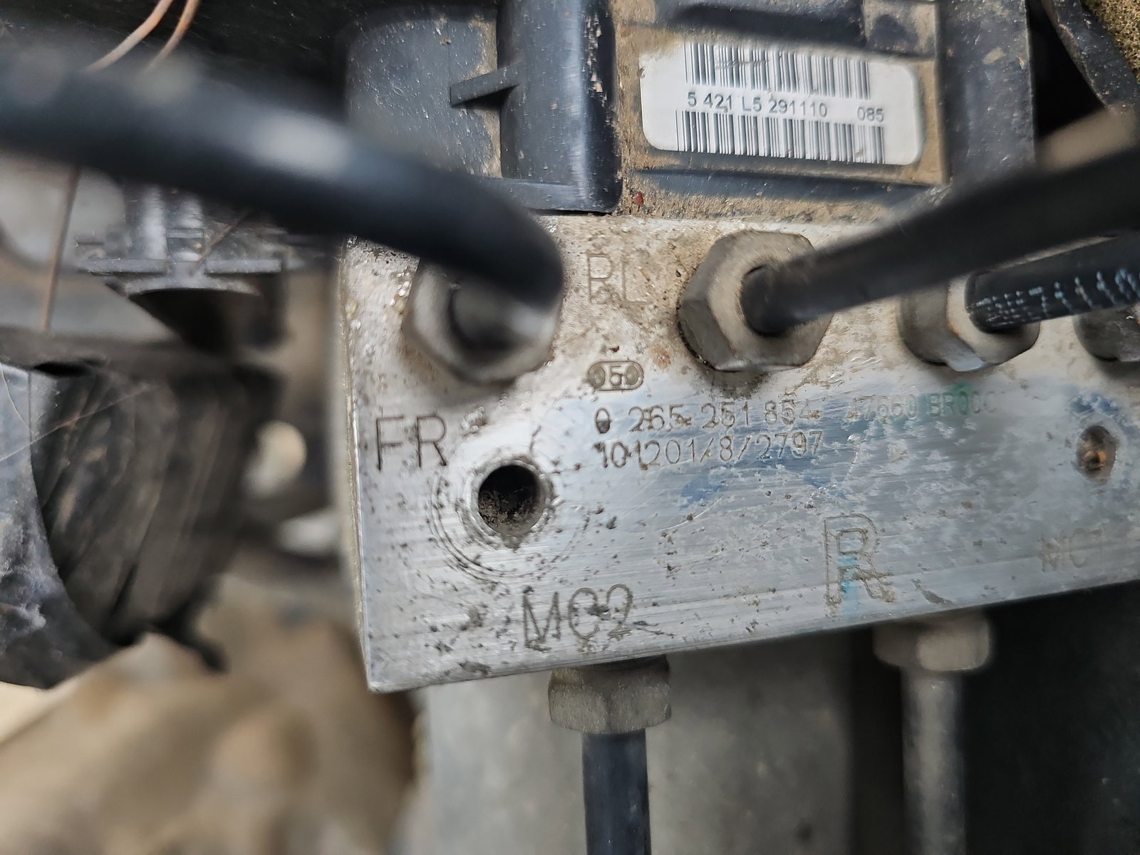 Pompa ABS Nissan Qashqai [Fabr 2007-2014] 0265251854 1.5 DCI K9K-646 76KW / 103KW - imagine 2