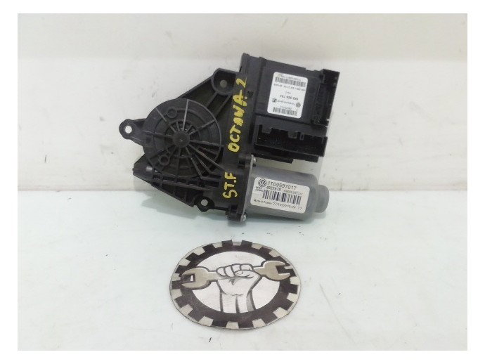 Motoras macara geam stanga fata Skoda Octavia 2 1.9 BXE OEM 2004-2013