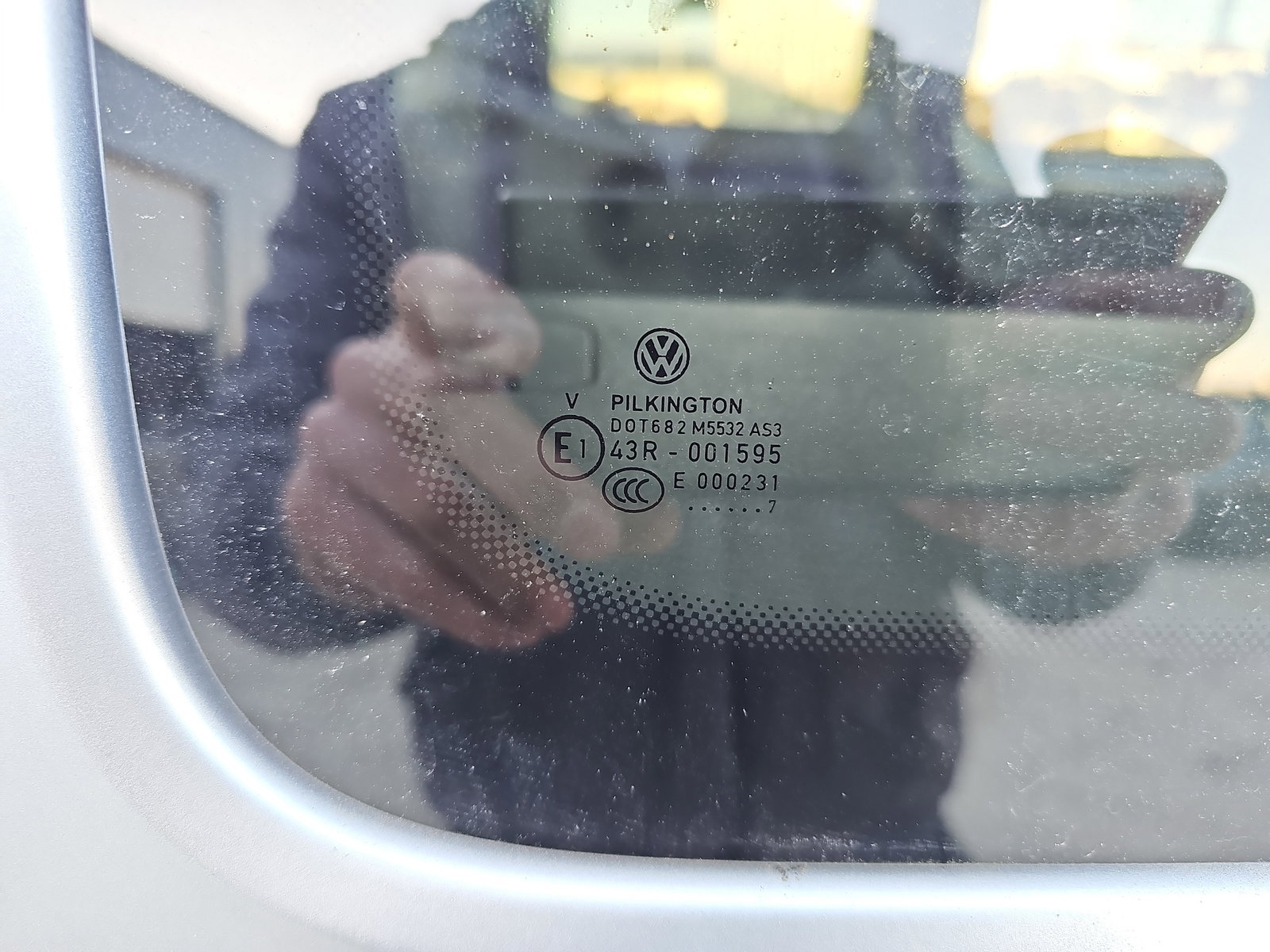 Geam caroserie fix dreapta Volkswagen Caddy 3 (2KA, 2KH) [Fabr 2004-2009] OEM - imagine 2