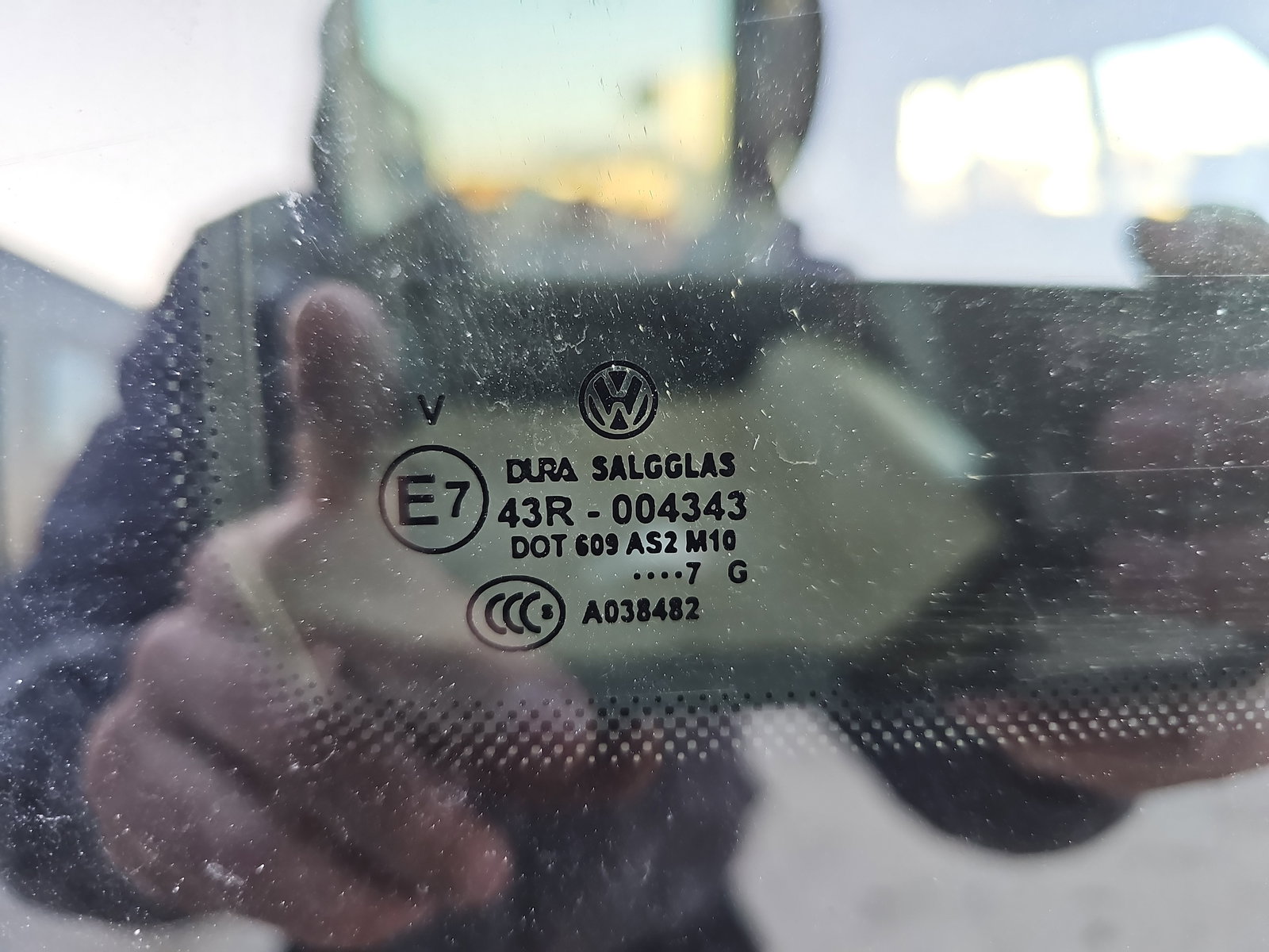 Geam usa dreapta spate Volkswagen Caddy 3 (2KA, 2KH) [Fabr 2004-2009] OEM - imagine 2