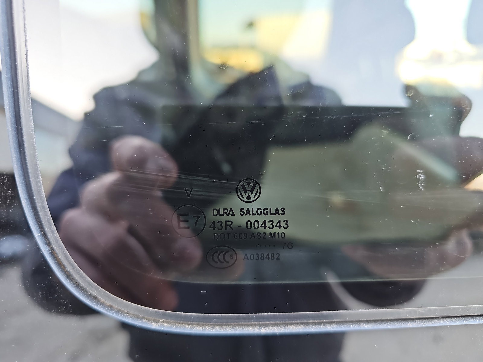Geam usa dreapta spate Volkswagen Caddy 3 (2KA, 2KH) [Fabr 2004-2009] OEM - imagine 3