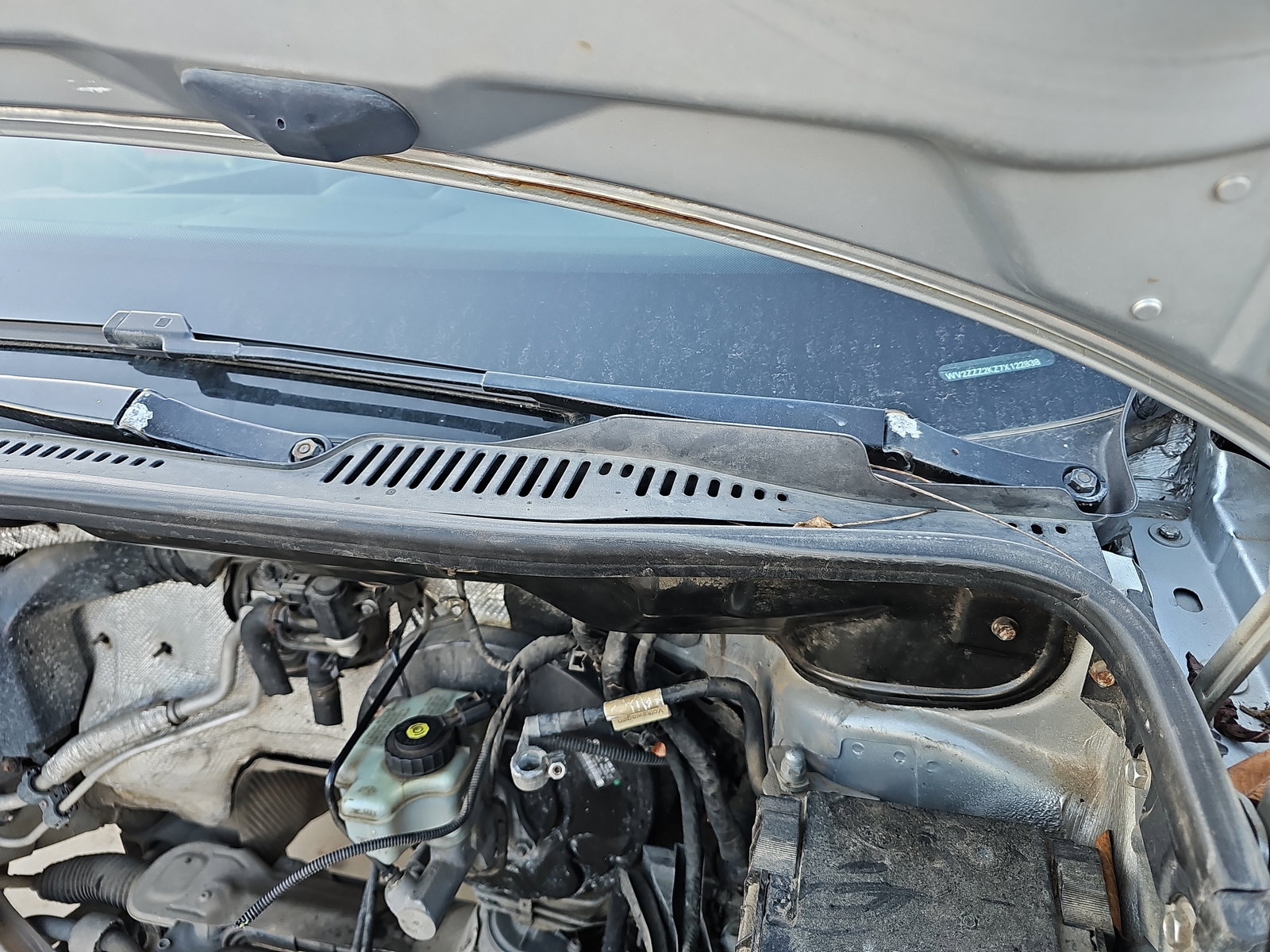 Grila stergator parbriz Volkswagen Caddy 3 (2KA, 2KH) [Fabr 2004-2009] OEM - imagine 2