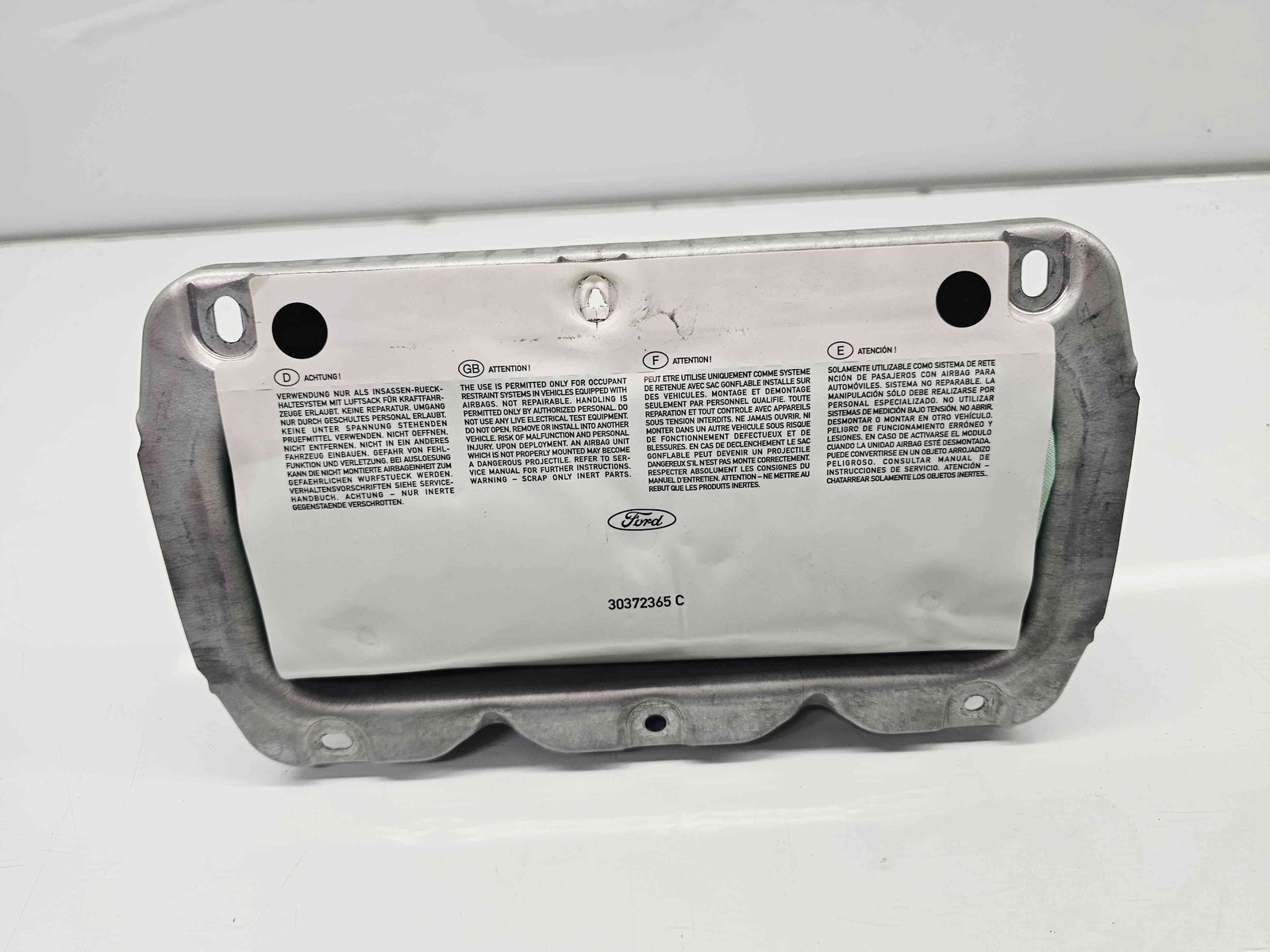 Airbag pasager Ford Fiesta 5 [Fabr 2001-2010] 6S6A-A044H30-AC - imagine 1