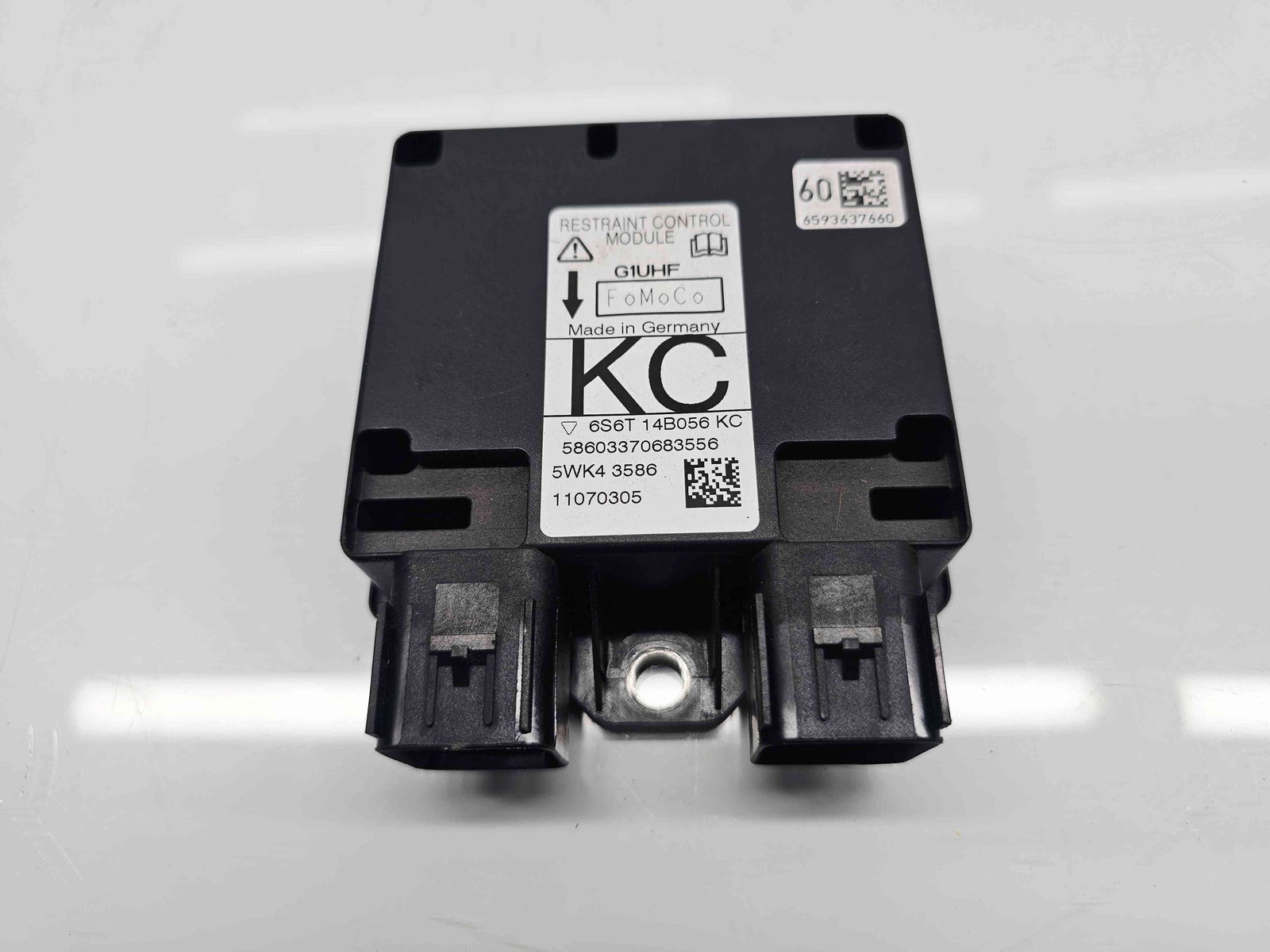 Calculator airbag Ford Fiesta 5 [Fabr 2001-2010] 6S6T 14B056 KC 1.4 TDCI F6JB 50KW / 68CP - imagine 1