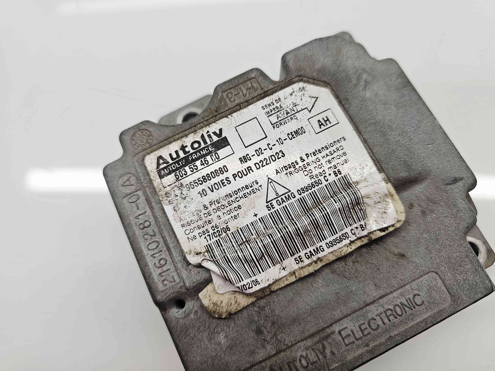 Calculator airbag Peugeot 407 [Fabr 2004-2010] 9655880880 2.0 HDI RHR - imagine 5