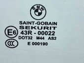 Geam usa dreapta fata Bmw 3 (E46) [Fabr 1998-2005] OEM