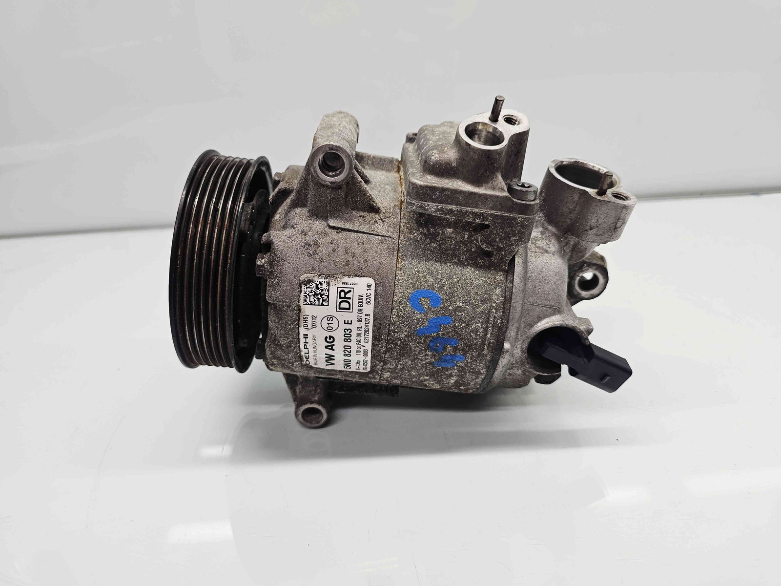 Compresor clima Skoda Fabia 2 Combi (5J, 545) [Fabr 2007-2014] 5N0820803E 1.6 TDI CAYC 77KW / 105CP - imagine 1