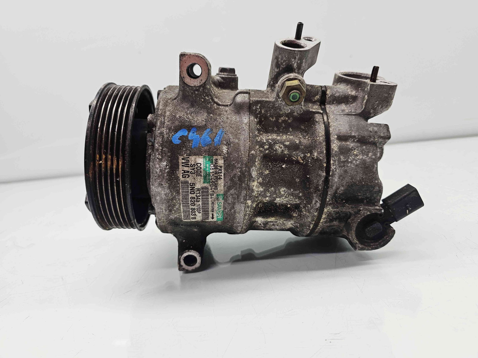 Compresor clima Skoda Octavia 2 Combi (1Z5) [Fabr 2004-2013] Facelift 5N0820803B 1.2 TSI CBZB 77KW / 105CP - imagine 7