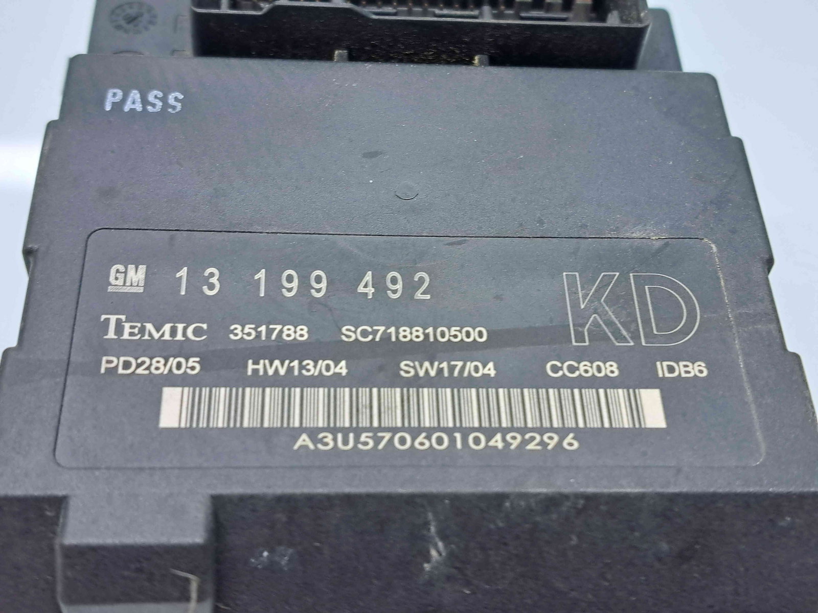 Modul confort Opel Vectra C [Fabr 2003-2008] 13199492 - imagine 3