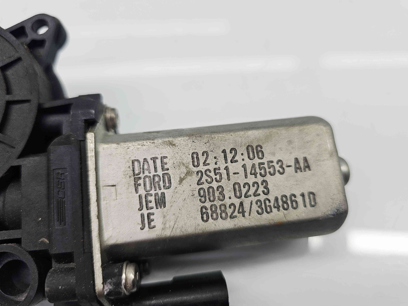 Motoras geam dreapta fata Ford Fiesta 5 [Fabr 2001-2010] 2S51-14553-AA - imagine 5