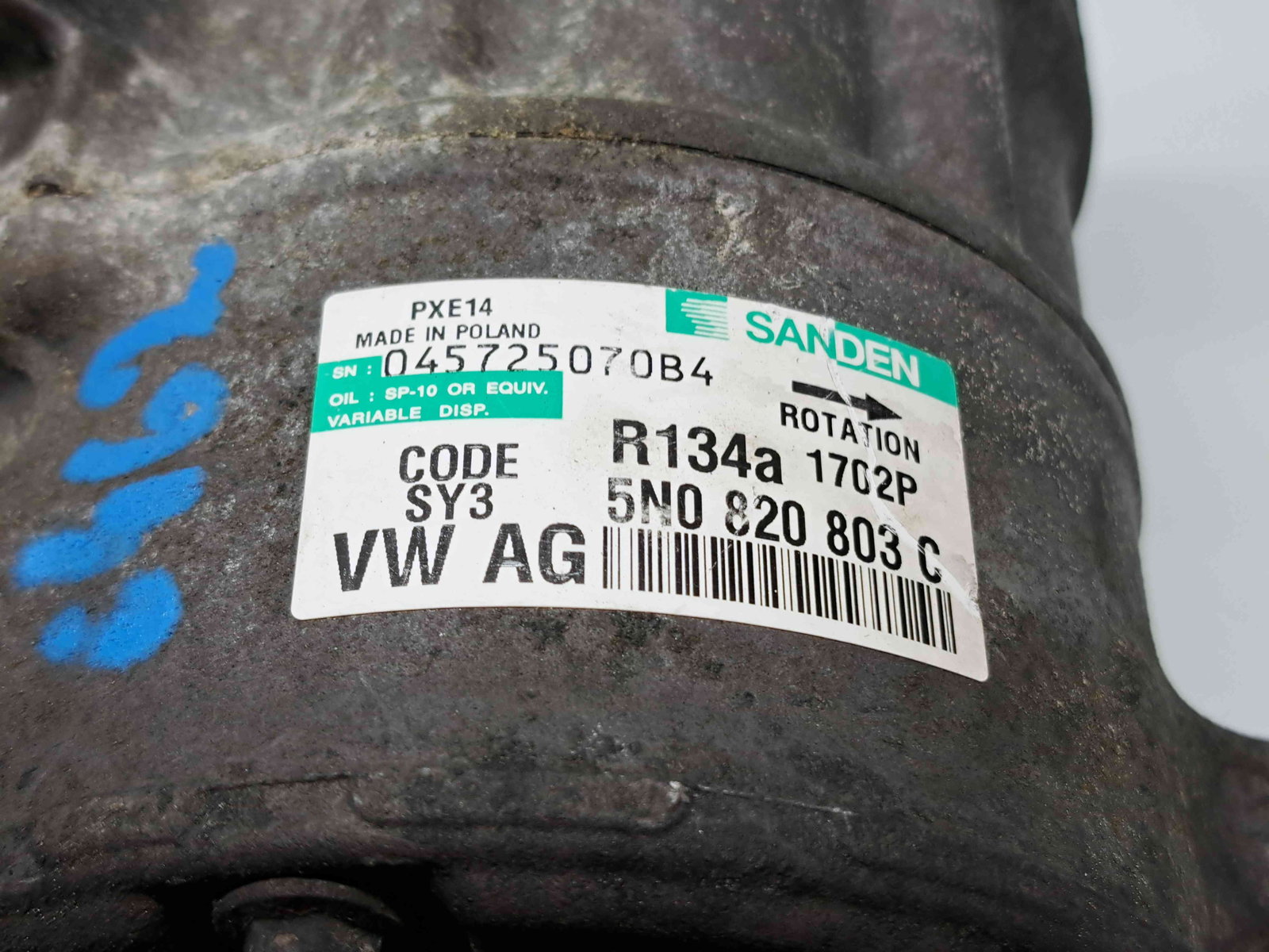 Compresor clima Audi TT (8J3) [Fabr 2006-2013] 5N0820803C 2.0 TDI CFGB 125KW / 170CP - imagine 5