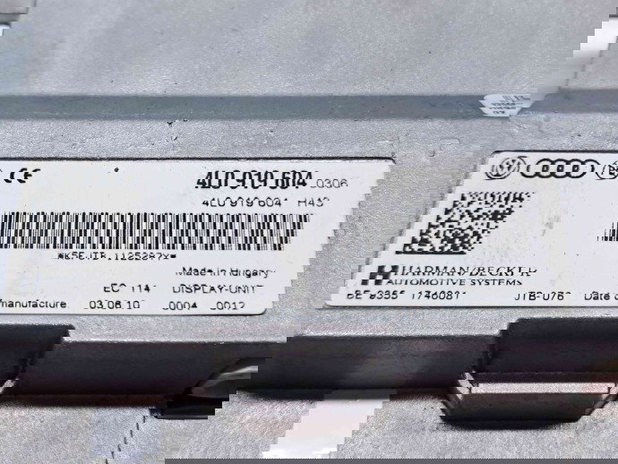  Display bord Audi Q7 (4LB) [Fabr 2006-2014] Facelift 4L0919604