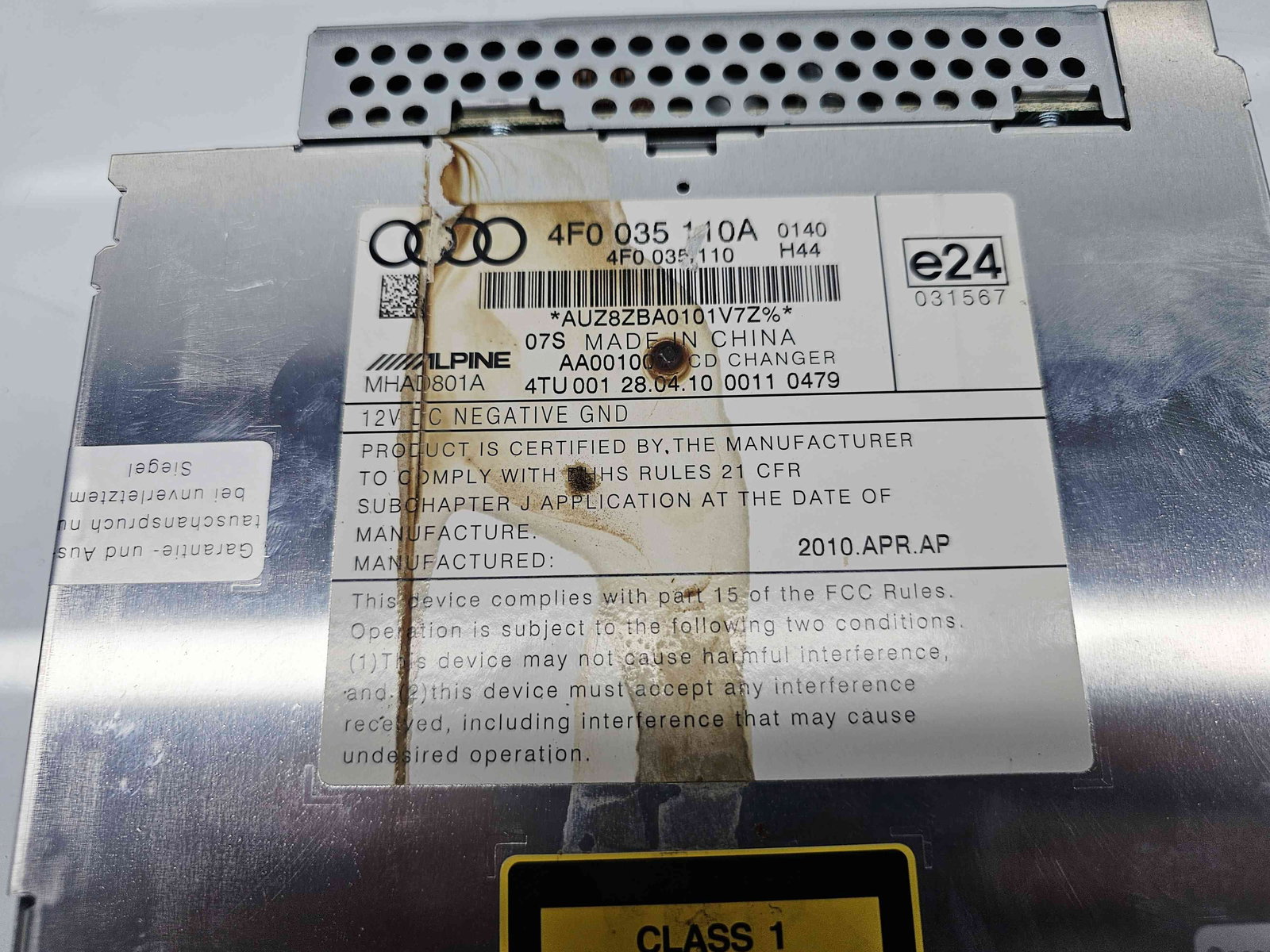 Unitate multimedia Audi Q7 (4LB) [Fabr 2006-2014] Facelift 4F0035110A - imagine 2