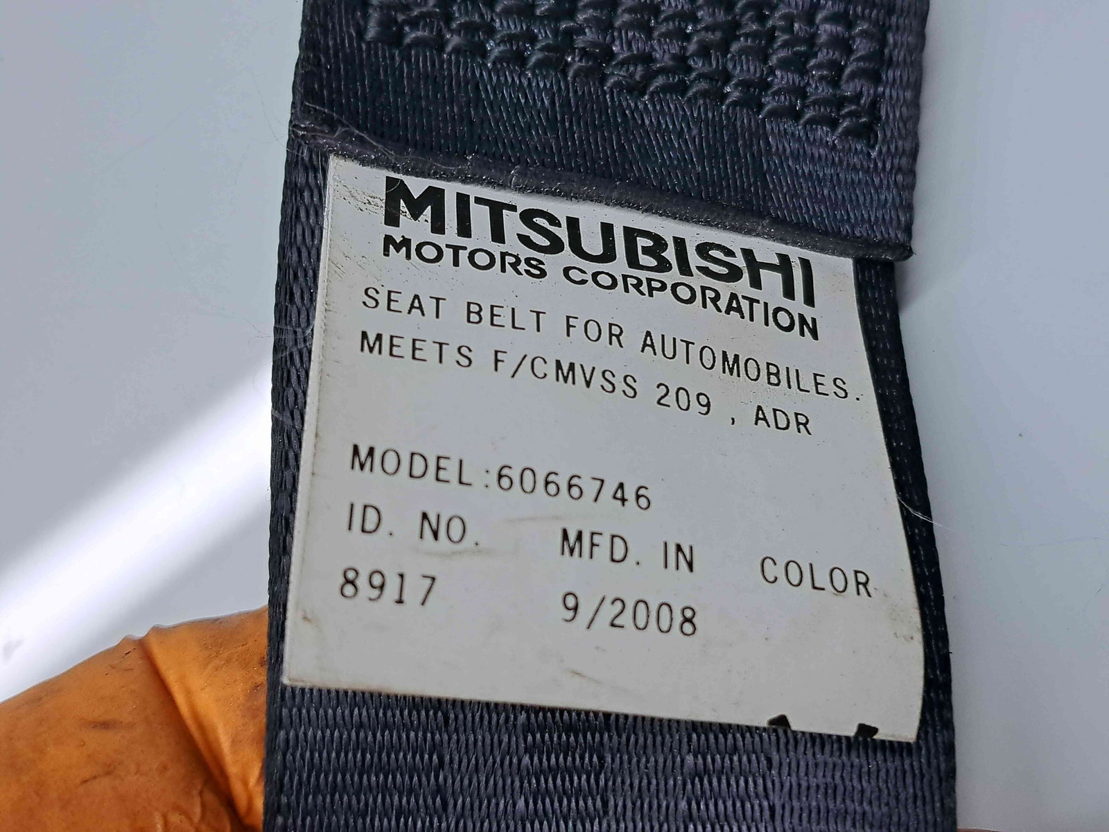 Centura dreapta fata MITSUBISHI Outlander II [Fabr 2006-2015] 6066746 - imagine 5