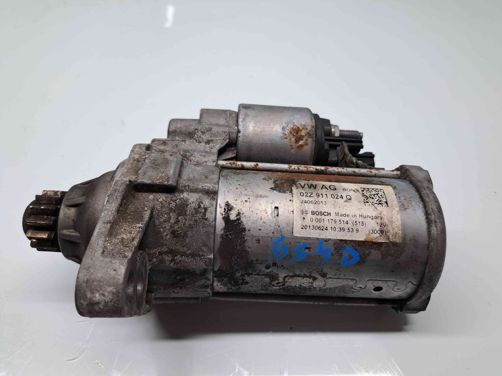 Electromotor 13 dinti Volkswagen Golf 7 (5G) [Fabr 2014-prezent] 02Z911024Q 1.4 TSI CPTA103KW / 140CP
