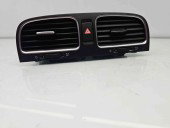  Grila aerisire centrala Volkswagen Golf 6 (5K1) [Fabr 2009-2013] 5K0819728