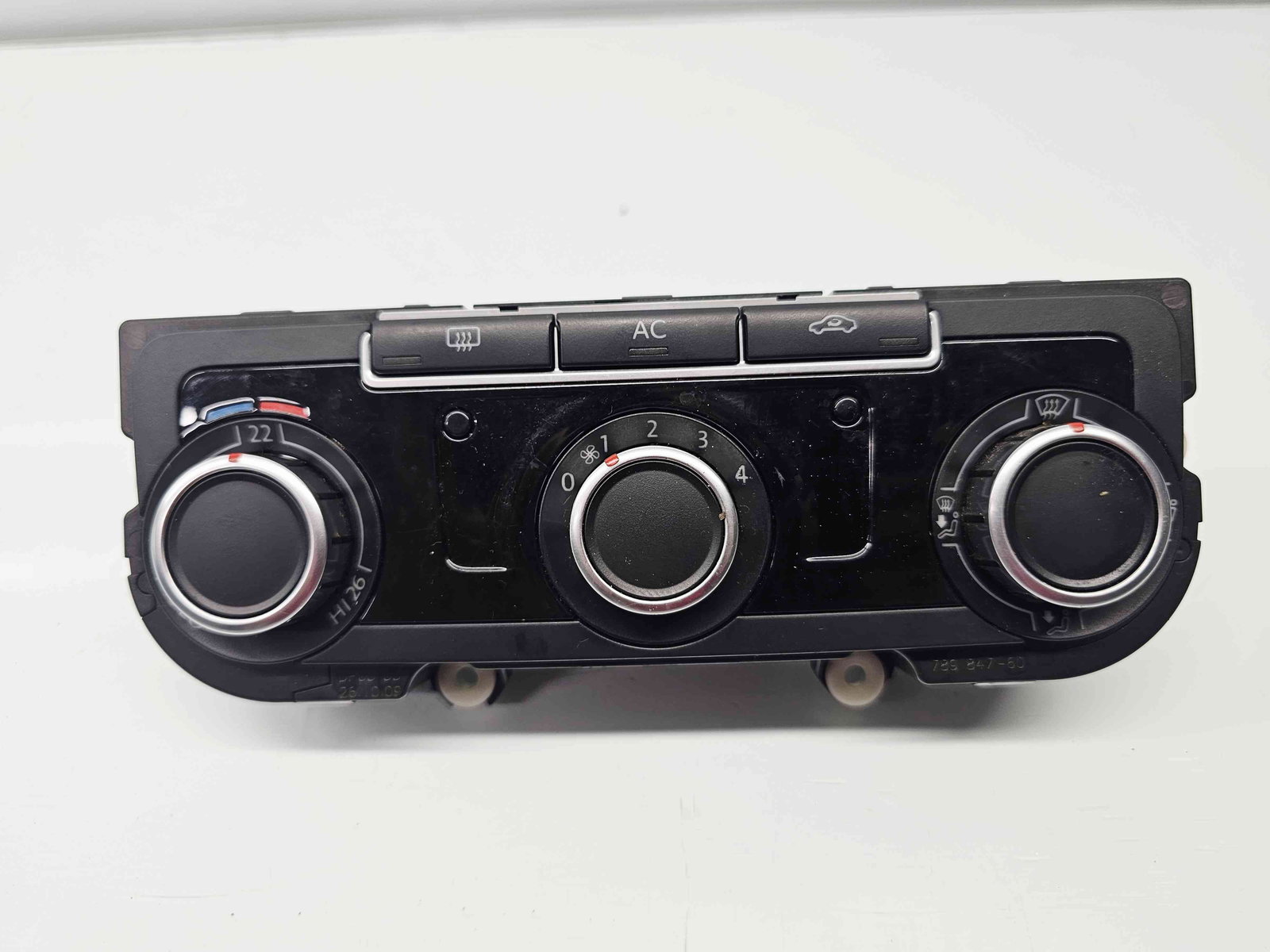 Panou comanda clima Volkswagen Golf 6 (5K1) [Fabr 2009-2013] 3C8907336AB - imagine 1