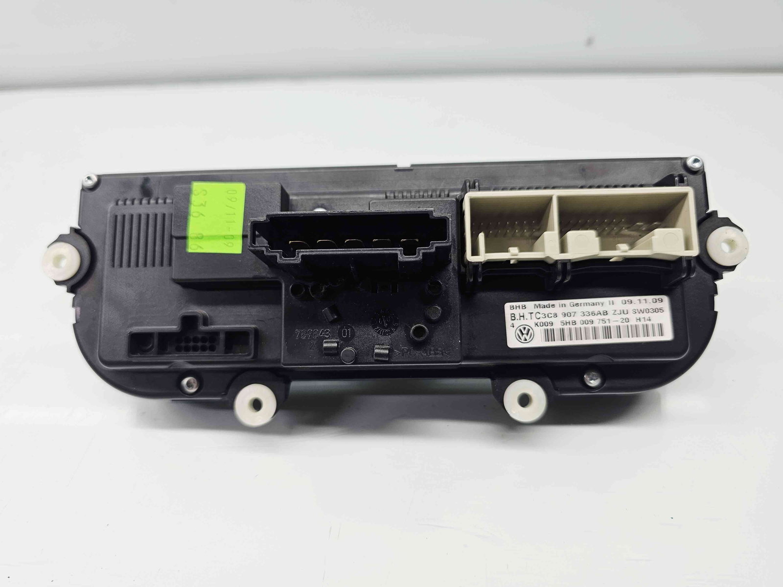 Panou comanda clima Volkswagen Golf 6 (5K1) [Fabr 2009-2013] 3C8907336AB - imagine 4