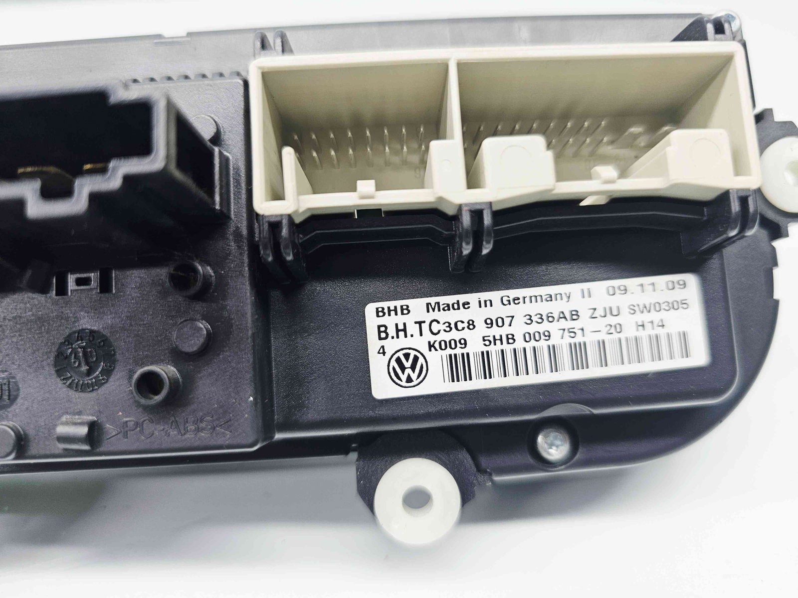 Panou comanda clima Volkswagen Golf 6 (5K1) [Fabr 2009-2013] 3C8907336AB - imagine 5